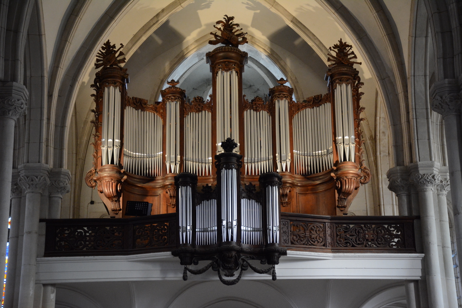 Photo du grand orgue Haerpfer-Hermann de Château-Salins