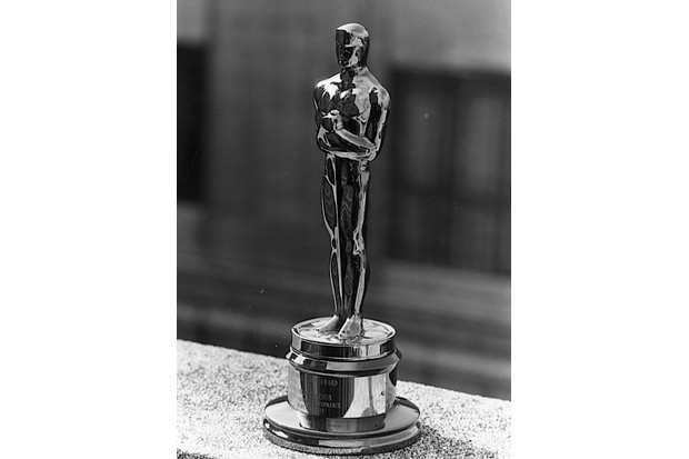 The Oscar statuette, designed by Cedric Gibbons. (Jack Kay/Express/Getty Images)